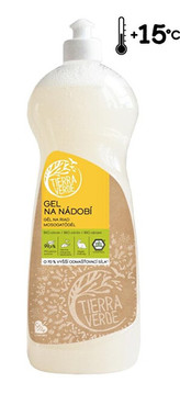Tierra Verde Gel na nádobí s BIO citronovou silicí lahev 1 l