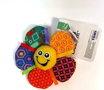 Lamaze Kolorowy kwiatuszek szeleścik TOMY