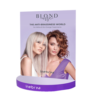 Inebrya BLONDESSE The Antibrass World papírový stojánek