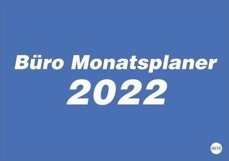 Büro Monatsplaner Kalender 2022