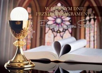 Karnet B6 3DV-165 Komunia