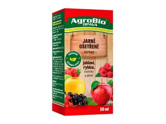 Přípravek k jarnímu ošetření jabloní, rybízu, maliníku a jahodníku AgroBio Inporo 50 ml