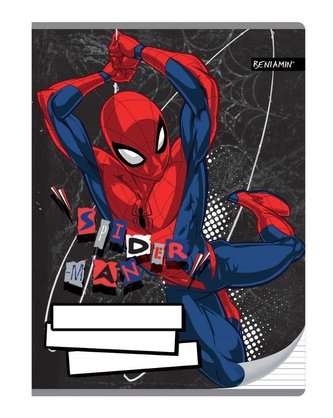 Zeszyt A5/16K linia potrójna Spider Man (20szt)