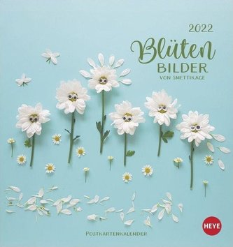 smettikage: Blütenbilder Postkartenkalender 2022