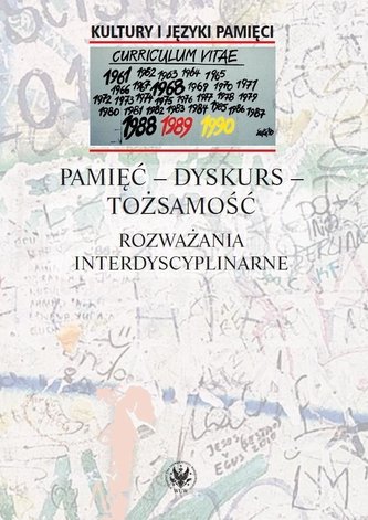 Pamięć dyskurs tożsamość Pamięć dyskurs tożsamość