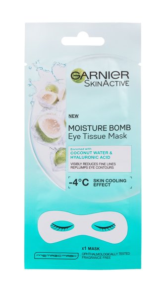 Garnier SkinActive Oční gel Moisture Bomb Coconut Water & Hyaluronic Acid 1 ks pro ženy