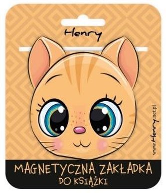 Zakładka magnetyczna. Kotek rudy