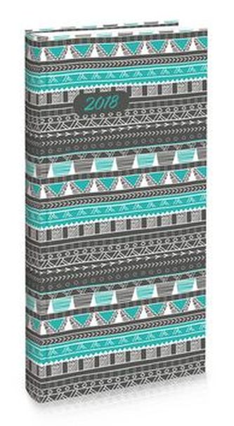 Diář A6 LYRA týdenní Ethno 2018