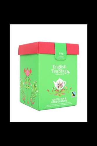 English Tea Shop Čaj sypaný Zelený s granát jablkem, 80g