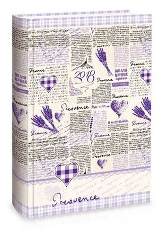 Diář B6 LYRA denní Provance 2018