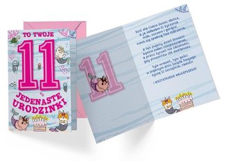 Karnet B6 PR-311 Urodziny 11