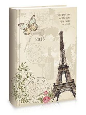 Diář B6 LYRA týdenní Paris 2018