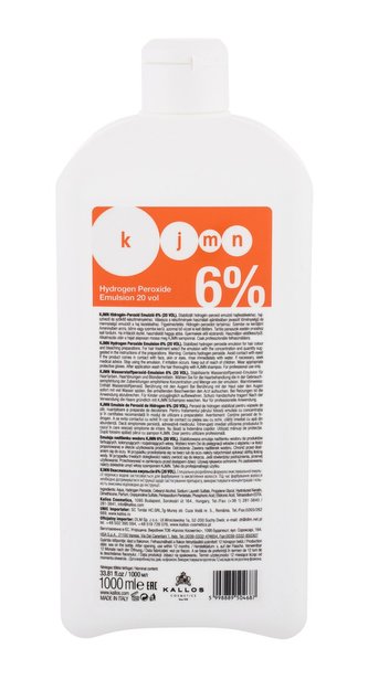 Kallos Cosmetics KJMN Barva na vlasy Hydrogen Peroxide Emulsion 1000 ml 6% pro ženy