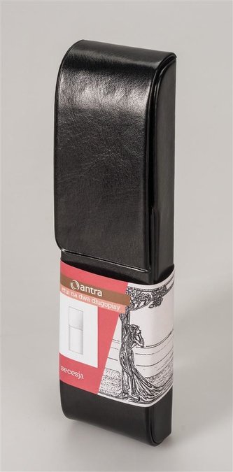 Etui na długopisy Secesja granat ANTRA