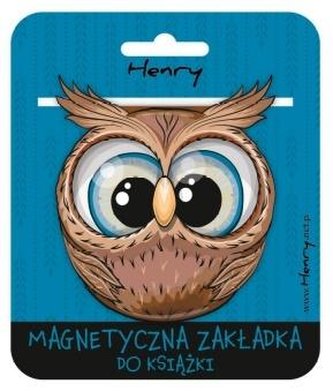 Zakładka magnetyczna. Sowa