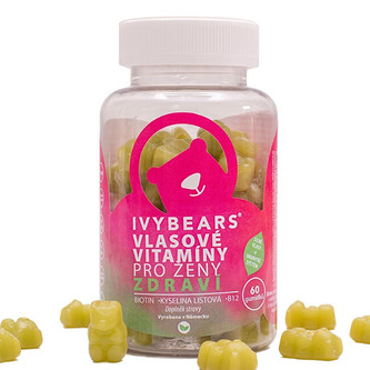 IVY Bears IvyBears - vlasové vitamíny pro ženy 60 medvídků - Zdraví