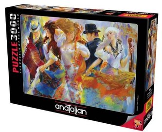 Puzzle 3000 Kolorowe tańce