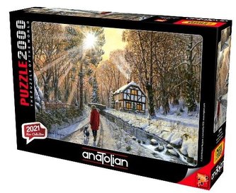 Puzzle 2000 Zima w lesie