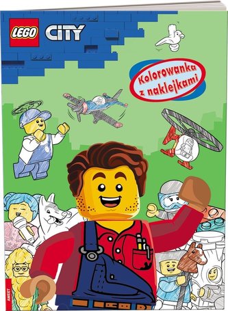 LEGO(R) City. Kolorowanka z naklejkami LEGO(R) City. Kolorowanka z naklejkami