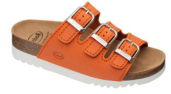 Scholl Zdravotní obuv - RIO WEDGE AD OilLea-W - Orange 39