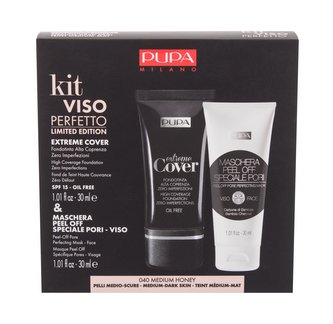 Pupa Extreme Cover make-up Extreme Cover Foundation SPF15 30 ml + pleťová maska Maschera Peel-Off Pore Perfecting Mask 30 ml