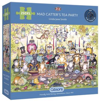 Puzzle 250 XL Herbatka z szalonymi kotami G3