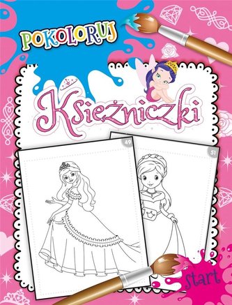 Pokoloruj. Księżniczki