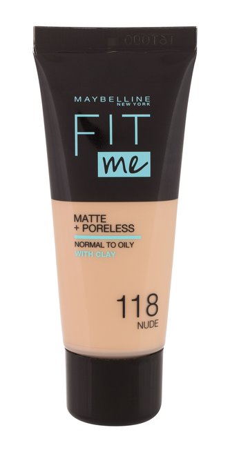 Maybelline Fit Me! Makeup Matte + Poreless 30 ml 118 Nude pro ženy