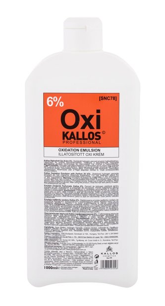 Kallos Cosmetics Oxi Barva na vlasy 1000 ml 6% pro ženy