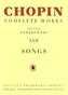 Chopin Complete Works XVII Pieśni PWM