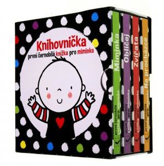 Knihovnička - První černobílé knížky pro miminko Knihovnička - První černobílé knížky pro miminko