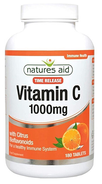 Natures Aid Vitamín C - 1000 mcg - 180 tablet
