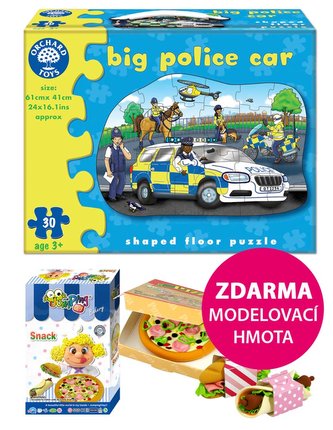 Orchard Toys Puzzle - Velké policejní auto 30 dílků