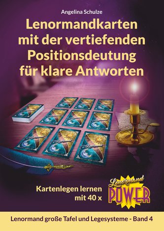 Lenormandkarten mit der vertiefenden Positionsdeutung für klare Antworten