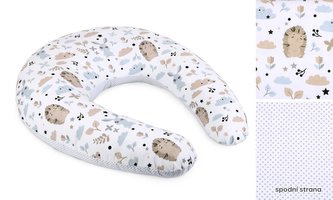 Povlak na kojicí polštář na zip - ježeček - po obvodu 180 cm