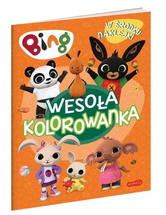 Bing. Wesoła kolorowanka z naklejkami