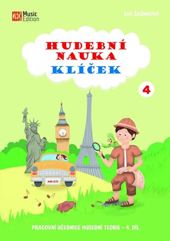 Hudební nauka Klíček 4 - Pracovní učebnice hudební teorie 4.díl - Šašinková Eva