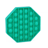 Pop it - praskání bublin - osmihran zelený