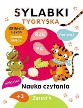 Sylabki Tygryska. Nauka czytania zeszyt 4
