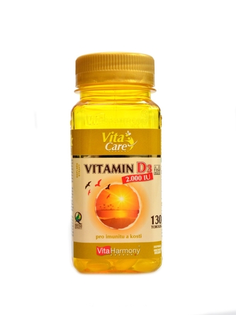 Vita Harmony - Vitamín D3 2000 IU 50mcg 130 tobolek