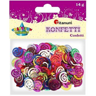 Konfetti spiralki mix 14g