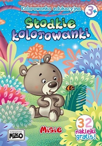 Słodkie kolorowanki. Misie Słodkie kolorowanki. Misie