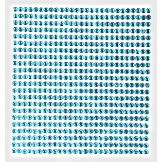 Kryształki samoprzylepne paski jasnoniebieskie