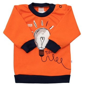 Kojenecké bavlněné tričko New Baby Happy Bulbs - velikost 74 (6-9m)