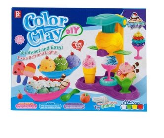 Masa plastyczna z akcesoriami lody