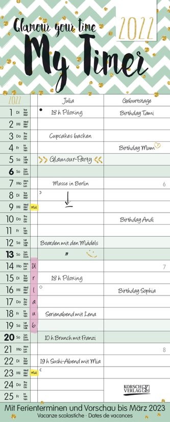 My Timer - Glamour your Time 2022