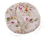 Sedák EMA kulatý prošívaný - svazek květů - průměr 40 cm