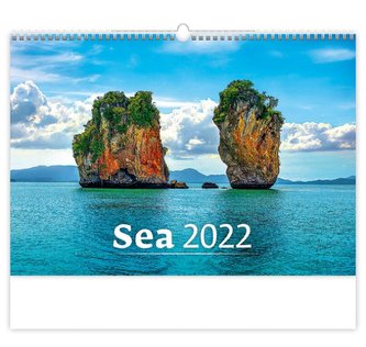 Kalendář nástěnný 2022 - Sea