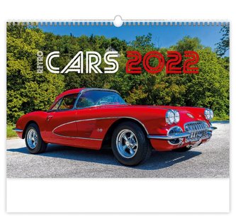 Kalendář nástěnný 2022 - Retro Cars