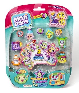 MojiPops figurki 6 + 2 glitter seria 2
